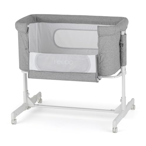 FEEDO Beistellbett 2-in-1 Compact 82x46x36 cm von FEEDO