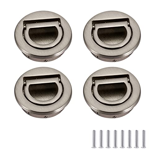 FEEIMOL 4 Stück Tatami Versteckt Griffe Embedded Zugring Griff Rund Flush Hatch Locker Versteckter Griff Griffmulden für Schubladen Schrank Unsichtbare Griffe Möbelknöpfe FEEIMOL 4 Stück Tatami Versteckt Griffe Embedded Zugring Griff Rund Flush Hatch Locker Versteckter Griff Griffmulden für Schubladen Schrank Unsichtbare Griffe Möbelknöpfe von FEEIMOL