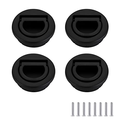 FEEIMOL 4 Stück Tatami Versteckt Griffe Embedded Zugring Griff Rund Flush Hatch Locker Versteckter Griff Griffmulden für Schubladen Schrank Unsichtbare Griffe Möbelknöpfe FEEIMOL 4 Stück Tatami Versteckt Griffe Embedded Zugring Griff Rund Flush Hatch Locker Versteckter Griff Griffmulden für Schubladen Schrank Unsichtbare Griffe Möbelknöpfe von FEEIMOL