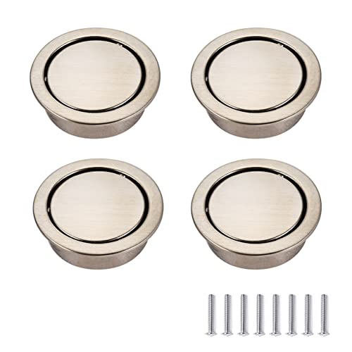 FEEIMOL 4 Stück Tatami Versteckt Griffe Embedded Zugring Griff Rund Flush Hatch Locker Versteckter Griff Griffmulden für Schubladen Schrank Unsichtbare Griffe Möbelknöpfe FEEIMOL 4 Stück Tatami Versteckt Griffe Embedded Zugring Griff Rund Flush Hatch Locker Versteckter Griff Griffmulden für Schubladen Schrank Unsichtbare Griffe Möbelknöpfe von FEEIMOL