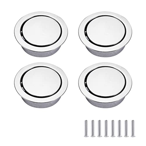 FEEIMOL 4 Stück Tatami Versteckt Griffe Embedded Zugring Griff Rund Flush Hatch Locker Versteckter Griff Griffmulden für Schubladen Schrank Unsichtbare Griffe Möbelknöpfe FEEIMOL 4 Stück Tatami Versteckt Griffe Embedded Zugring Griff Rund Flush Hatch Locker Versteckter Griff Griffmulden für Schubladen Schrank Unsichtbare Griffe Möbelknöpfe von FEEIMOL