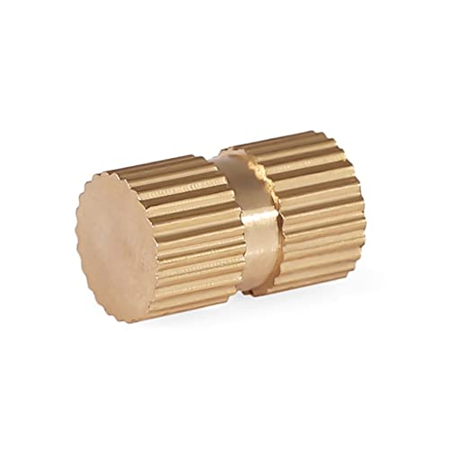 FEEIMOL Gewindeeinsatz Messing Muttern Sackloch Innengewinde Rändelmuttern M5x8x16mm (6 Stück) von FEEIMOL