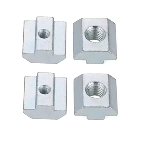 FEEIMOL Nutensteine Nut Kohlenstoffstahl Gleitmuttern Hammermutter für Aluminiumprofil (20 Serie) M3, 40Stück von FEEIMOL