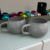 2Er Set Cappuccino Becher 450 Ml Latte Macchiato Grau Beige Farbverlauf Kaffeebecher Kaffeetasse Groß Kakaobecher Tasse Weihnachtsgeschenk 2Er Set Cappuccino Becher 450 Ml Latte Macchiato Grau Beige Farbverlauf Kaffeebecher Kaffeetasse Groß Kakaobecher Tasse Weihnachtsgeschenk von FEELINI