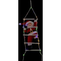 Fééric Lights And Christmas - Weihnachtsmann mit Leiter, LED-Deko von FÉÉRIC LIGHTS AND CHRISTMAS
