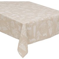 Tischdecke mit Tiermotiv, beige, 140 x 360 cm von ATMOSPHERA