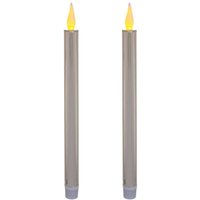 LED-Stabkerzen Colorama de Noël 2er-Set - Versilbertes metall LED-Stabkerzen Colorama de Noël 2er-Set - Versilbertes metall von FÉÉRIC LIGHTS AND CHRISTMAS