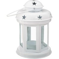 Metall-Laterne in Palettenbox sortiert - Weiß Metall-Laterne in Palettenbox sortiert - Weiß von FÉÉRIC LIGHTS AND CHRISTMAS