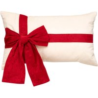 Samtkissen mit Schleife, 30 x 50 cm Samtkissen mit Schleife, 30 x 50 cm von FÉÉRIC LIGHTS AND CHRISTMAS