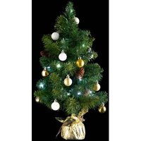 Tannenbaum H.50cm mit Dekorationen und Lichterkette Copper 20 LEDs in Palettenbox sortiert - Tannenbaum H.50cm mit Dekorationen und Lichterkette Copper 20 LEDs in Palettenbox sortiert - von FÉÉRIC LIGHTS AND CHRISTMAS