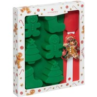 Weihnachtsbackset, Backform mit Silikonspatel und Silikonform von FÉÉRIC LIGHTS AND CHRISTMAS