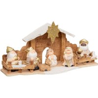 Weihnachtskrippe mit 7 Figuren, 33 x 16 cm Weihnachtskrippe mit 7 Figuren, 33 x 16 cm von FÉÉRIC LIGHTS AND CHRISTMAS