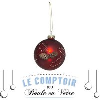 Weihnachtskugeln Glas 90 Medium Modell Apfel Kiefer 2 Sortimente - Weihnachtskugeln Glas 90 Medium Modell Apfel Kiefer 2 Sortimente - von FÉÉRIC LIGHTS AND CHRISTMAS