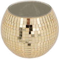 Windlicht Discokugel D.10cm Glas sortiert - Golden von FÉÉRIC LIGHTS AND CHRISTMAS