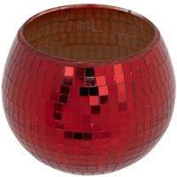 Windlicht Discokugel D.10cm Glas sortiert - von FÉÉRIC LIGHTS AND CHRISTMAS