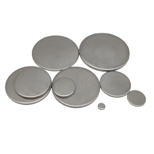 1,8 mm dicke Scheiben aus Edelstahl 304 – runde Metallplatten von 7 mm bis 90 mm for Bastel- und Heimwerkerprojekte(18mm 10Pcs) von FEFEF