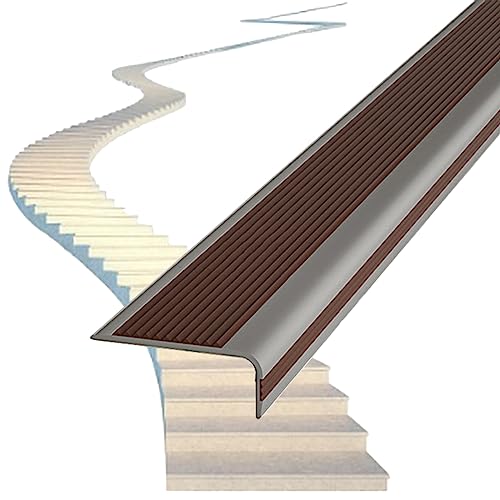 1 Stück 3 Zoll breite Treppenkantenkante – for Keramikfliesen und Holzstufen – selbstklebende L-förmige Zierleisten(Color D,W7cm L90cm) von FEFEF