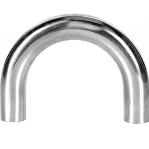 1 Stück 304 Edelstahl 180 Grad U-Bogen Rohrbogen – erosionsbeständig, langlebig, 19–76 mm Größen(38mmx1.5mm) von FEFEF