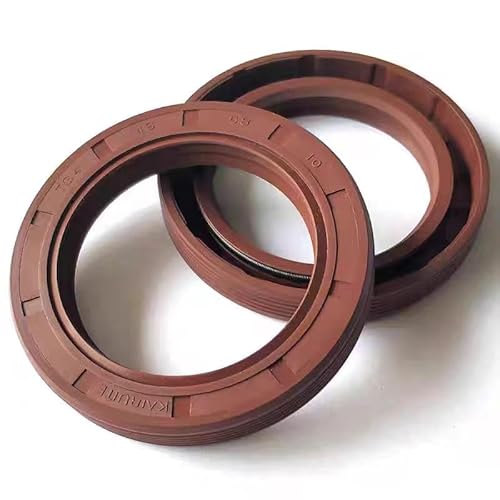 1 Stück Fluorkautschuk-Öldichtung mit Eisenskelett – TC-Doppellippen-Rotationswellendichtung (ID 28–32 mm)(32x55x7) von FEFEF