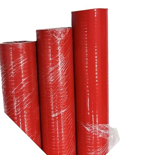 1 Stück Hochtemperatur-Silikonschlauch for Turbo/Ladeluftkühler – 800 mm (31,5 Zoll), 5 mm dick, 4-lagig verstärkt, rot(38mm) von FEFEF