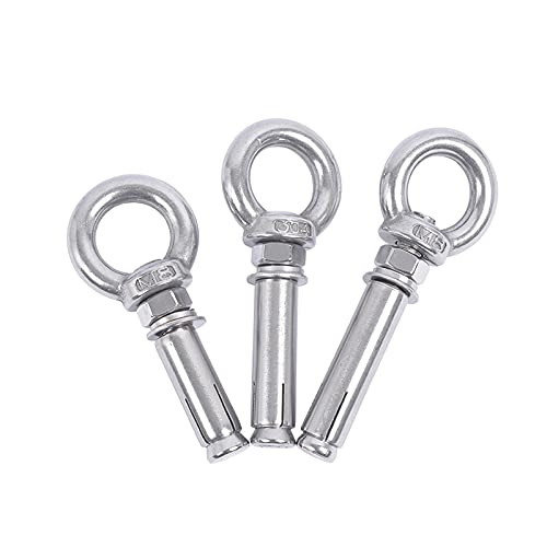 1 Stück Ring-Hebeöse aus Edelstahl 304 M18/M20 – Hochleistungs-Expansionsschraube for Schlauchaufroller und Betonanwendungen(M18x200mm) von FEFEF