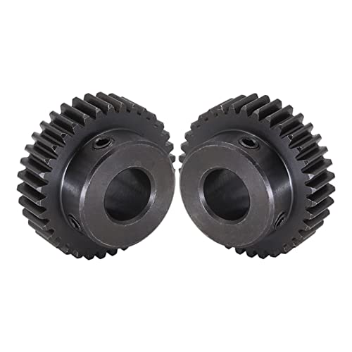1 Stück Stirnradgetriebe mit 35 Zähnen, 1 Modul, 45 Kohlenstoffstahl, mit mehreren Bohrungsgrößen for vielseitige Anwendungen(1M 35T -Bore 17 mm) von FEFEF