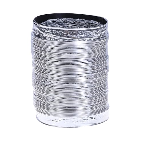 1 Stück einziehbares doppelwandiges Lüftungsrohr aus Aluminiumfolie – 170 mm Durchmesser, for Küche und Bad(3mx170mm) von FEFEF