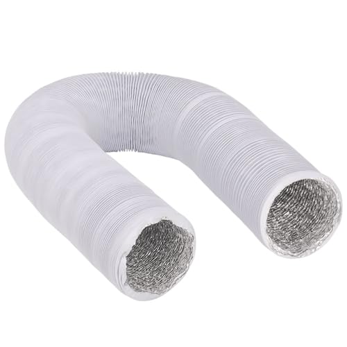1 Stück flexibles Auspuffrohr aus Aluminiumfolie – 180 mm Innendurchmesser – for Küchen-, Badezimmer- und HVAC-Lüftungssysteme(2m) von FEFEF