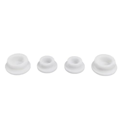10 Stück Dichtungslochstopfen aus Silikonkautschuk – 6,8 mm bis 14 mm weiße Kappenstopfen for Hochtemperaturabdichtung(14mm) von FEFEF