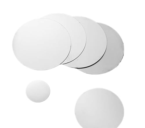 5 Stück 10 mm ultradünne Edelstahlscheiben – 304 runde, flache Dichtungen mit Dickenoptionen (0,05 mm bis 0,5 mm)(0.1mm) von FEFEF