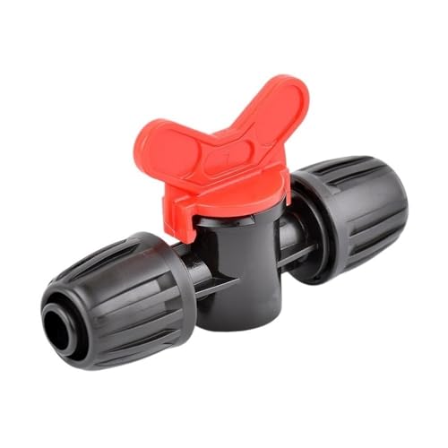5 Stück PE-Rohrverteiler for die Gartenbewässerung | Schwarz/Grüne Innengewindeverbinder | Langlebiges Bewässerungsset-Zubehör(Black,104.9mm) von FEFEF