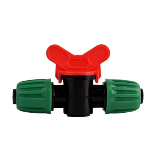 5 Stück PE-Rohrverteiler for die Gartenbewässerung | Schwarz/Grüne Innengewindeverbinder | Langlebiges Bewässerungsset-Zubehör(Green,104.9mm) von FEFEF