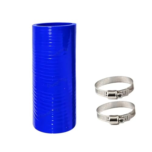 Blauer Silikon-Kühlmittelschlauch – 1 Stück ID16–85 mm, 400 mm Länge, inkl. 2 Klemmen for Motor, Turbo, Kühler(80mm) von FEFEF