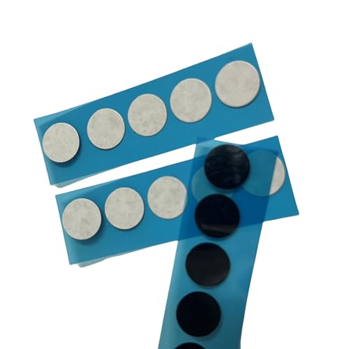 Doppelseitiger leitfähiger Kohlenstoff-/Kupferfolienaufkleber for die SEM/EDS-Mikroskopie – Hohe Leitfähigkeit und selbstklebende Rückseite(Dia.12mm (T 0.16mm) 20PC) von FEFEF