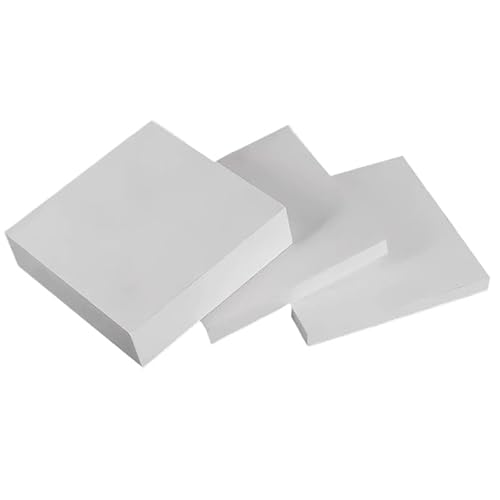 Hochwertiges weißes PTFE-Blatt – hitzebeständige Arbeitsfläche in mehreren Größen (0,5 mm bis 5 mm Dicke) for Industrie- und Heimwerkeranwendungen(2x100 x 100mm-1pcs) von FEFEF