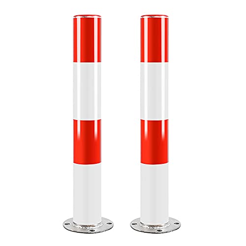 Sicherheitspoller for Einfahrten mit reflektierendem Kragen – 2er-Pack Parkpfosten aus verstärktem Stahl for verbesserte Sicherheitspoller for Einfahrten mit reflektierendem Kragen – 2er-Pack Parkpfosten aus verstärktem Stahl for verbesserte von FEFEF