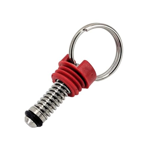 Überdruckventil for Fass mit Kugelverschluss aus Edelstahl – Einstellbares Ventil for Brauen – 1 Stück(RED-35psi) von FEFEF