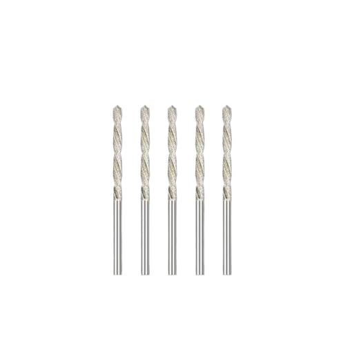 FEFHFKZCZZ 5/10 stücke Diamant Beschichtete Bohrer 0,8mm-4,0mm Micro HSS Spiralbohrer for Fliesen Stein Marmor Ziegel Loch Bohren(5pcs 0.8mm) von FEFHFKZCZZ