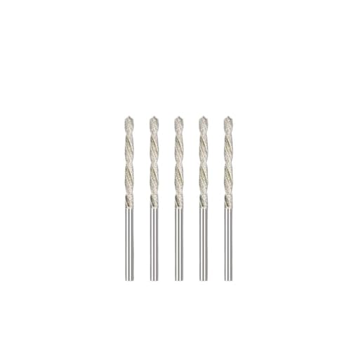 FEFHFKZCZZ 5/10 stücke Diamant Beschichtete Bohrer 0,8mm-4,0mm Micro HSS Spiralbohrer for Fliesen Stein Marmor Ziegel Loch Bohren(5pcs 1.0mm) von FEFHFKZCZZ