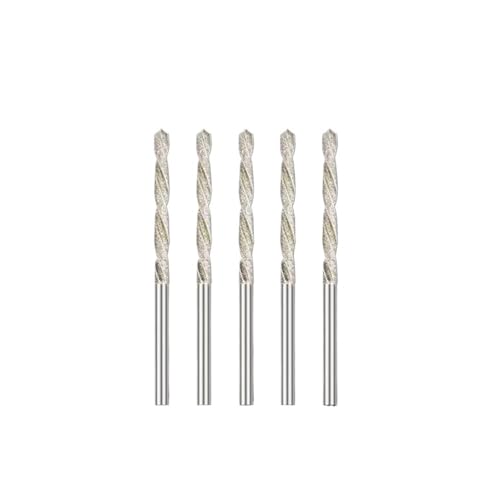 FEFHFKZCZZ 5/10 stücke Diamant Beschichtete Bohrer 0,8mm-4,0mm Micro HSS Spiralbohrer for Fliesen Stein Marmor Ziegel Loch Bohren(5pcs 1.5mm) von FEFHFKZCZZ