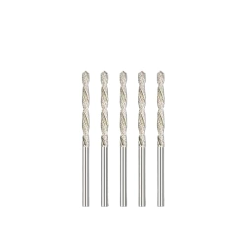 FEFHFKZCZZ 5/10 stücke Diamant Beschichtete Bohrer 0,8mm-4,0mm Micro HSS Spiralbohrer for Fliesen Stein Marmor Ziegel Loch Bohren(5pcs 1.8mm) von FEFHFKZCZZ