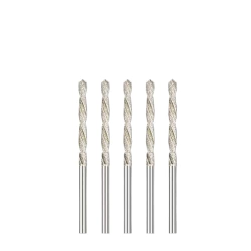 FEFHFKZCZZ 5/10 stücke Diamant Beschichtete Bohrer 0,8mm-4,0mm Micro HSS Spiralbohrer for Fliesen Stein Marmor Ziegel Loch Bohren(5pcs 3.0mm) von FEFHFKZCZZ