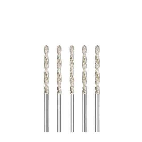 FEFHFKZCZZ 5/10 stücke Diamant Beschichtete Bohrer 0,8mm-4,0mm Micro HSS Spiralbohrer for Fliesen Stein Marmor Ziegel Loch Bohren(5pcs 3.5mm) von FEFHFKZCZZ