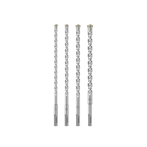 FEFHFKZCZZ Kreuzbohrer mit 8–25 mm Durchmesser, elektrischer Schlagbohrer aus Legierung for Beton durch Wandlöcher, for elektrische Bohrer(4Pcs 250mm) von FEFHFKZCZZ