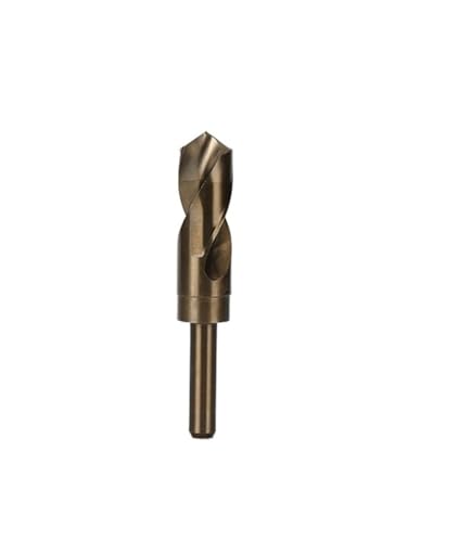 FEFHFKZCZZ M35-CO HSS Spiralbohrer mit reduziertem Griff, 13,5–30 mm, Griffdurchmesser 12,7 (1/2 Zoll), Reibbohrer for Edelstahlmetall(25.5mm) von FEFHFKZCZZ