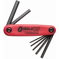 GorillaGrip® Messer mit 7 Inbusschlüsseln metrisch 7 2-8mm Bondhus 12587 von FEGEMU