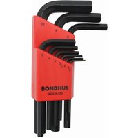 Fegemu - Set mit 9 Winkelschraubenschlüsseln in metrisch 1,5-10mm Bondhus 12299 von FEGEMU