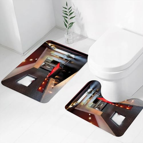 FEHWI Badematten Set 2-teilig, Badematten und WC Vorleger rutschfest & Waschbar,Modernes Dekor, Haus mit Snooker-Tisch Hobby Pool Spiel Wohnung Möbel Freizei,Luxus Dicke Mikrofaser Badezimmerteppich FEHWI Badematten Set 2-teilig, Badematten und WC Vorleger rutschfest & Waschbar,Modernes Dekor, Haus mit Snooker-Tisch Hobby Pool Spiel Wohnung Möbel Freizei,Luxus Dicke Mikrofaser Badezimmerteppich von FEHWI