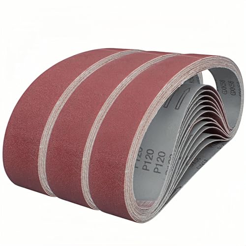 FEIHU 10 Stück Aluminiumoxid-Schleifbänder 40 x 760 mm. Korn 320,Schleifband-Set, für kompatibel mit Rohrbandschleifer,Bandschleifer,Polieren Metall,Holz FEIHU 10 Stück Aluminiumoxid-Schleifbänder 40 x 760 mm. Korn 320,Schleifband-Set, für kompatibel mit Rohrbandschleifer,Bandschleifer,Polieren Metall,Holz von FEIHU
