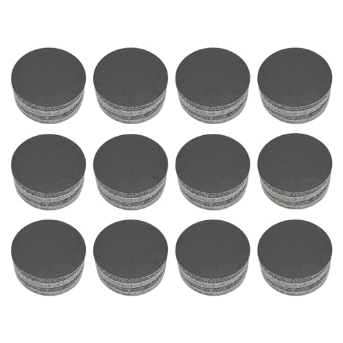 FEIHU Schleifpapier 50mm Klett, 120 Stück Körnung 180, 2 Zoll Schleifscheiben Für Drehwerkzeuge, Schleifpads Zum Polieren Von Holz, Automobilen von FEIHU
